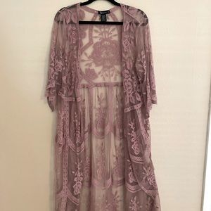 @dillards long pink kimono